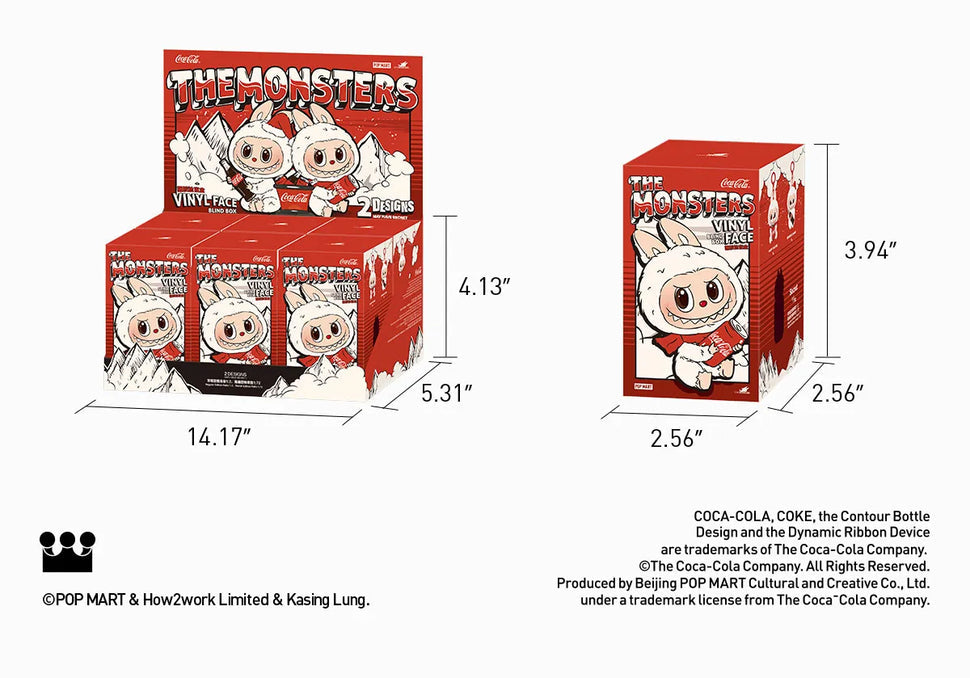 Cute Monsters Cola Vinyl Face Collectible Toy Blind Box – Limited Edition Figures ( Pack Of 1 )